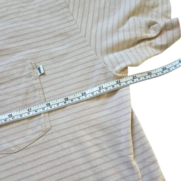 Katin Men's Short Sleeve Striped T Shirt Size L Preppy Everyday Tee Surfer - Picture 7 of 9